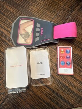 Apple iPod Nano Pink 7th Generation 16GB MP3 Player - Mint Condition, Bluetooth